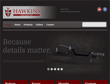 Tablet Screenshot of hawkinsprecision.com